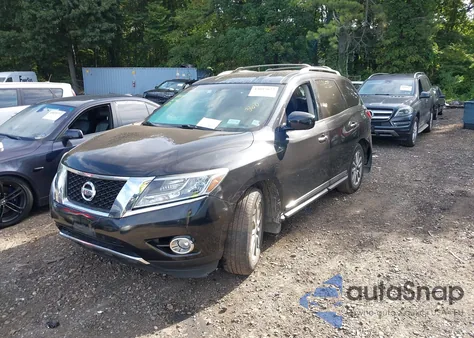 2015 Nissan Pathfinder Sl z USA, uszkodzony, nr VIN 5N1AR2MM9FC687193